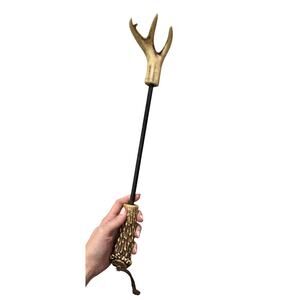 Deer Stag Antler Back Scratcher 20” Resin Metal Hunter Men Cave Cabin Wall Decor